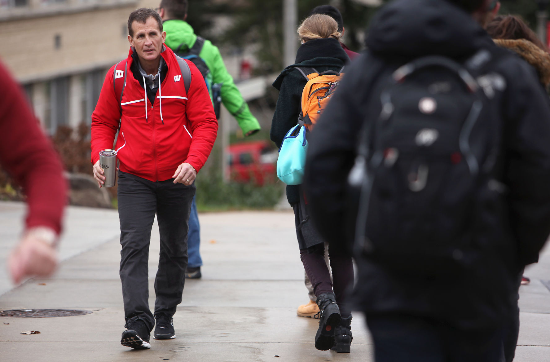 Walking the campus